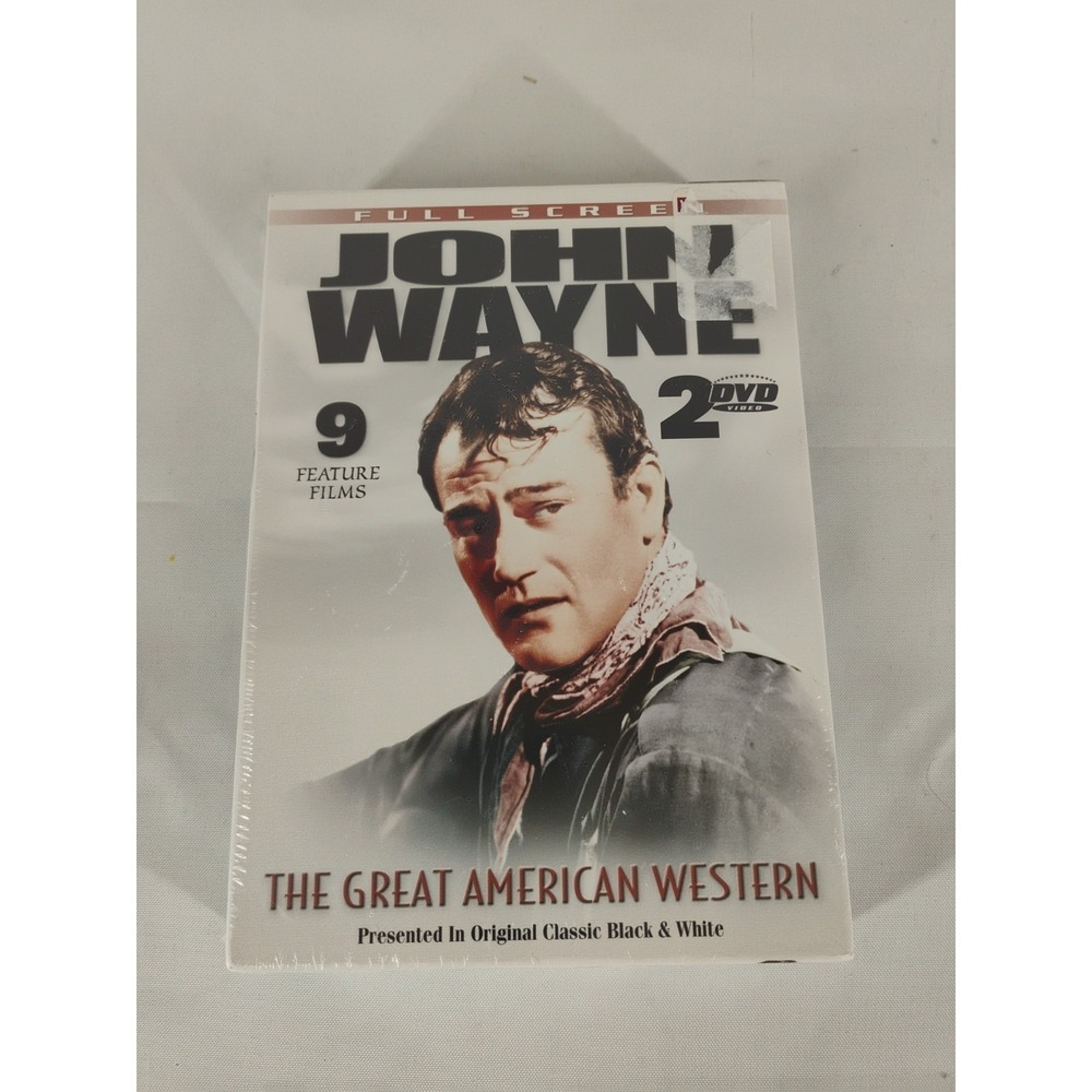 NIP Sealed John Wayne The Great American Western DVD 2003 9 Feature Films Movies